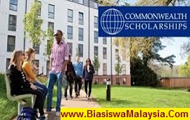 Biasiswa Commonwealth Scholarship Commission (CSC)