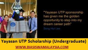 Biasiswa Yayasan UTP Scholarship (Undergraduate)