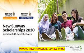 Biasiswa Sunway Scholarships