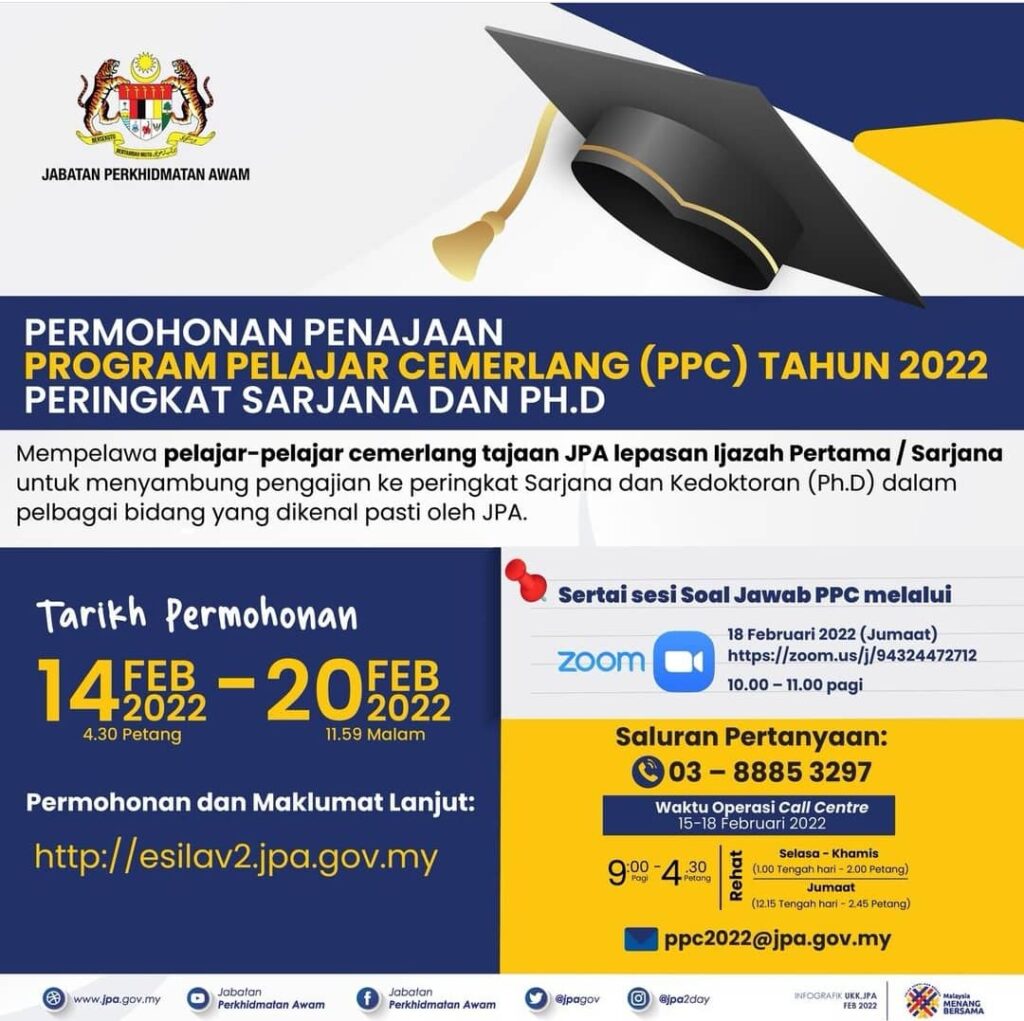 Biasiswa jpa 2022